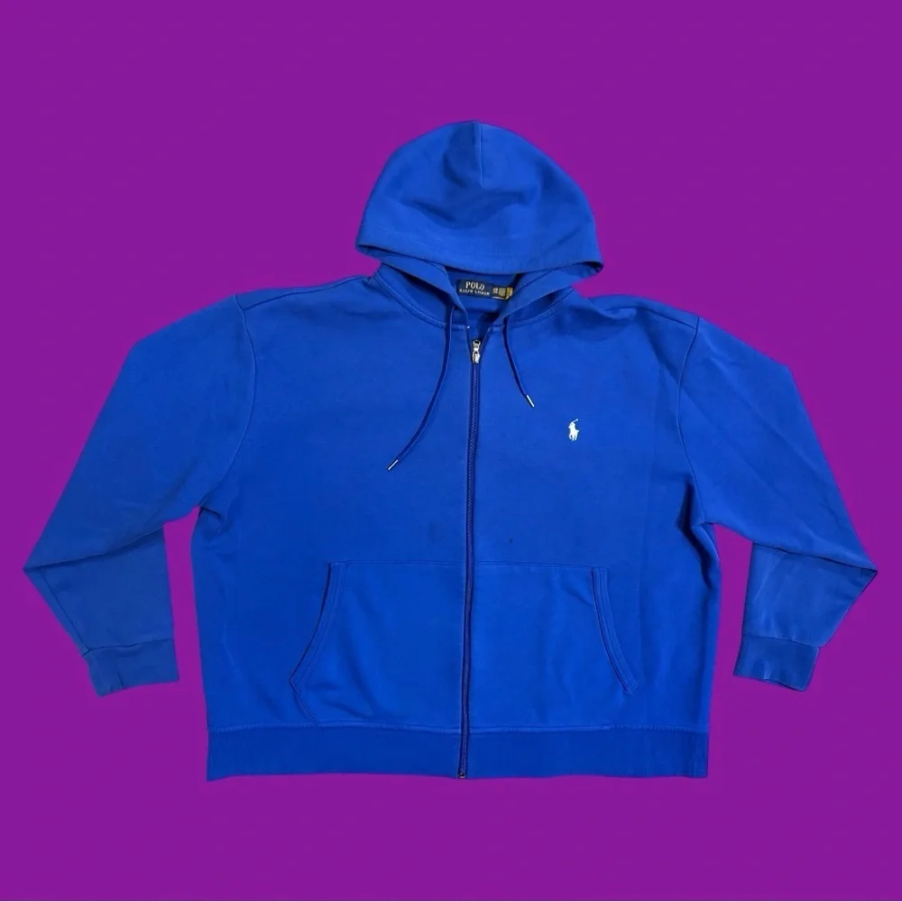 Polo Ralph Lauren Performance Zip-Up Hoodie (Blue)